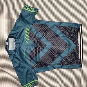 Men's Teal Mesh Cycling Jersey